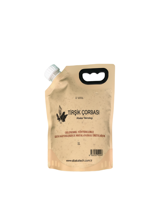 Tirşik-Probiyotik Çorba-1 L Doypak Pakette-Püre Formunda-Türkiye'de Bir İlk!